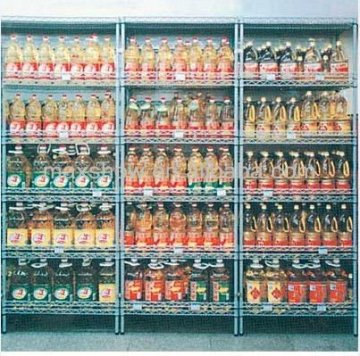 Carbon steel heavy duty wire shelving for supermarket