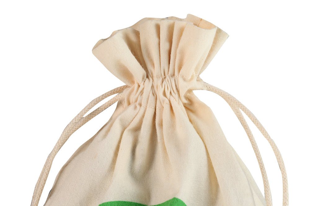 Cotton Muslin Drawstring Bag