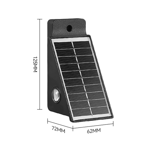 Luminaria Exterior Triangular de 3 Caras