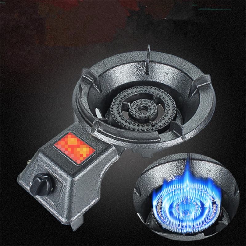 Energy saving high fire stove single commercial cast iron gas liquefied gas natural gas biogas bench type single stove