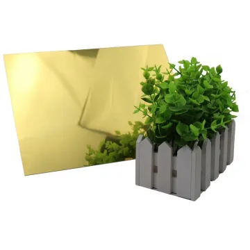 PVC-Coated Mirror Aluminum Sheet with Brushed Finish - Polished Aluminum Mirror Plate