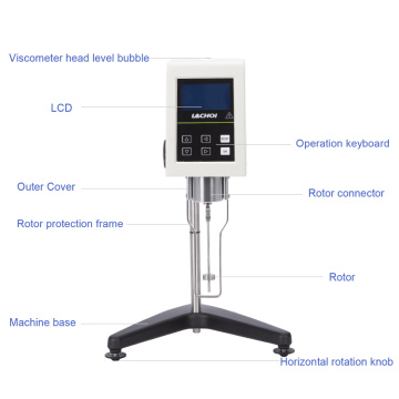 NDJ 5S NDJ 8S NDJ 9S LCD Display Laboratory Brookfield Viscometre digitale rotazionale
