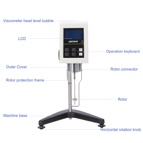 NDJ 5S NDJ 8S NDJ 9S LCD Display Laboratory Brookfield Viscometre digitale rotazionale