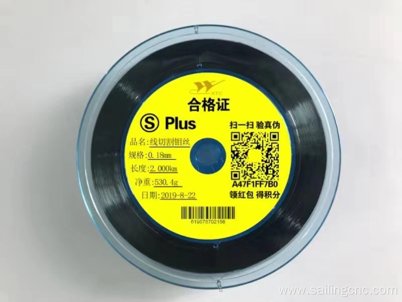 High strength molybdenum wire for wire cutting