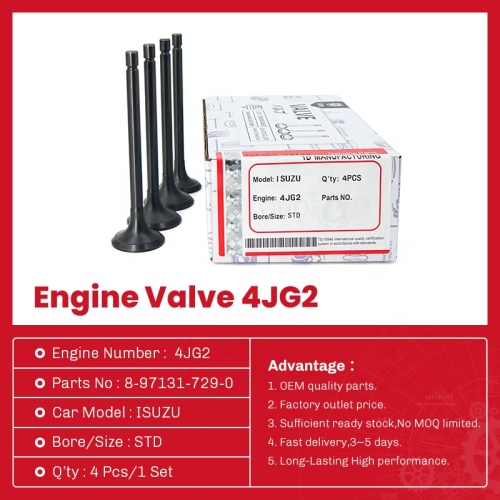 8-97131-729-0 صمام العادم للمحرك لـ ISUZU 4JG2