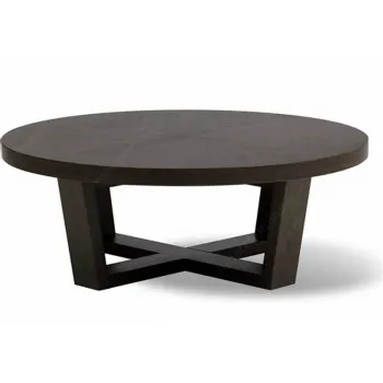 Hotel Guest Room Furniture Round Coffee Table Wooden Table