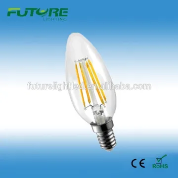 6W slim dimmable decorative filament light bulbs