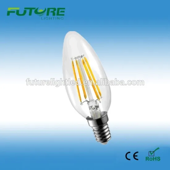 6W slim dimmable decorative filament light bulbs