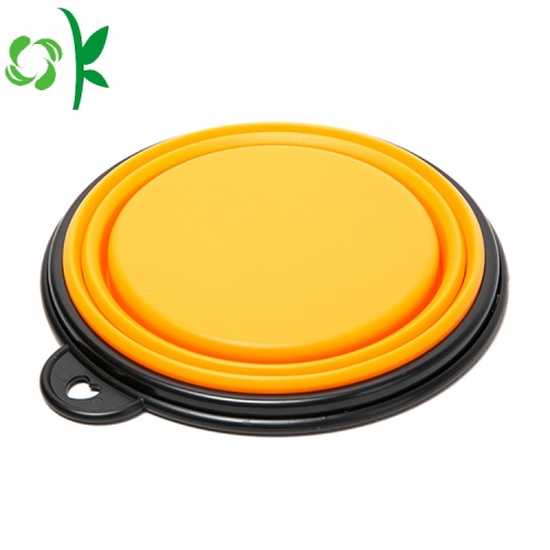 Collapsible Food Water Bowl Collapsible Silicone Pet Food Water Bowl For Dog Factory