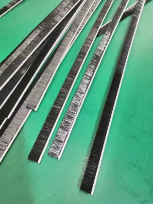 Foshan Factory Door Weather Strip Adhesive Sliding Door Window Sealing Brush Strip With Fin Water Proof