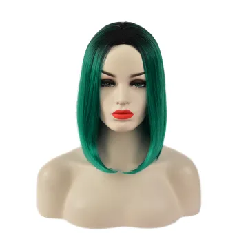 Anogol Brazilian Hair Wigs Body Wave Black Synthetic Lace Front Wig Transparent Swiss Key Long