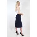 Knee Length Bias Cut Skirt