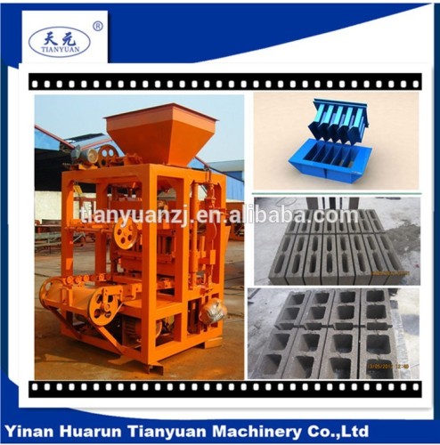 Hot Sell QTJ4-26C small semi concrete holo block machine