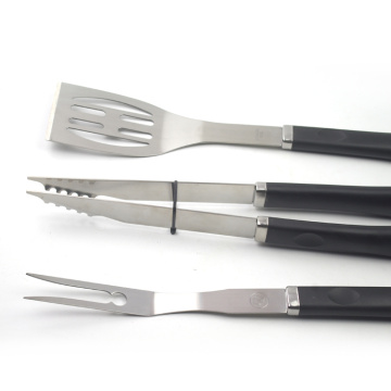 3pcs professional stainless steel bbq tools set