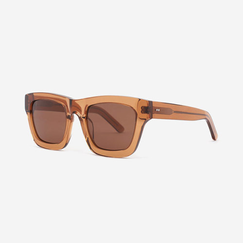 Slightly thicker square Acetate Unisex Sunglasses