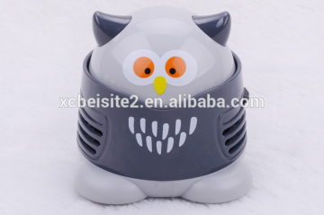 F007 vacuum cleaner/ handy battery powered Owl mini desk handy vacuum cleaner