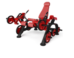 seated leg extension free weights unit hamstring curl