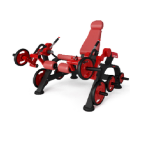 seated leg extension free weights unit hamstring curl