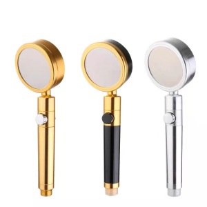 스페이스 알루미늄 원 버튼 워터 스톱 가압 샤워