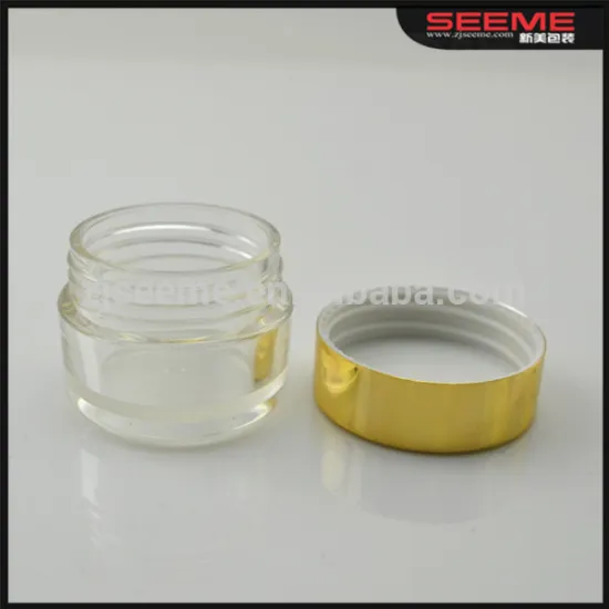 5g small plastic jar sample cosmetic mini acrylic jars ,Small round empty cosmetic mini acrylic jar for cream
