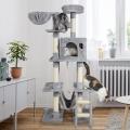 Multi-Level Tall Cat Condo Furniture Cat Tree