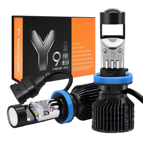 Y9 Car Lamp Bulb Laser Headlight 9005 9006 H11 Bi-LED Projector Headlight H7 LED Light