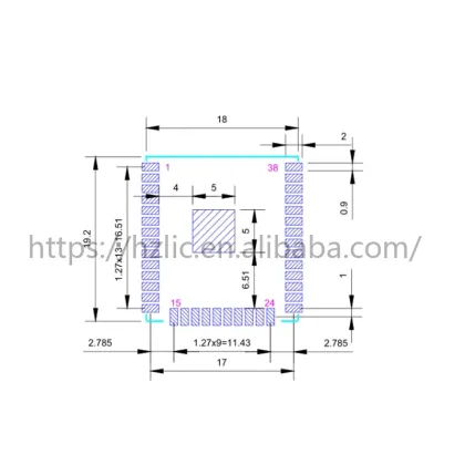 ESP32 Module with External Antenna: ESP-WROOM-32U Compatible with ESP-32S/ESP-32