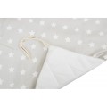 Teepee gris para los niños estrellas con almohadas