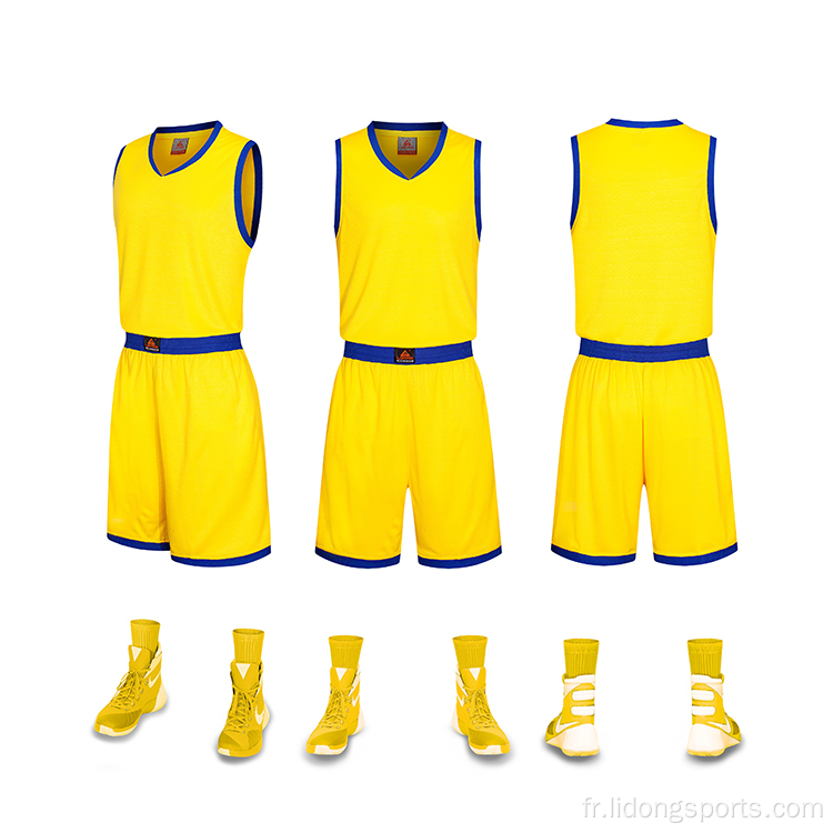 2022 Personnalisez votre propre Basketball / Grossiste Uniforme de basketball sublimé de jeunesse