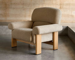 Modern Fabric Lounge Chair for Relaxing Home Spaces