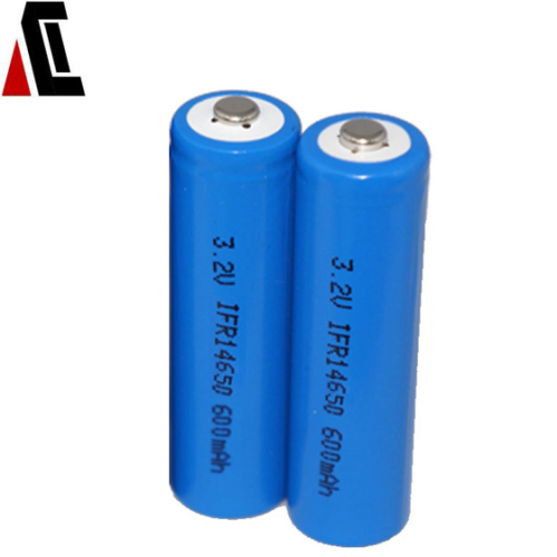 lithium rechargeable battery 3.2V 16450 600mAh lifepo4 battery cells