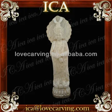 buddha statue,white porcelain buddha,marble art,ivory buddha,glass buddha statueIB0079