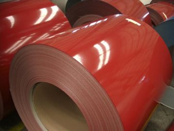 En 10147 Jis G3312 Astm A755m/a653m Protective Film Covered Ppgi Coil
