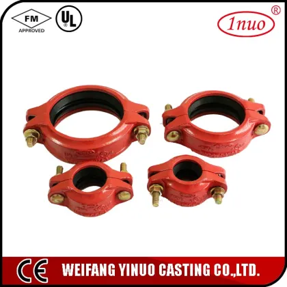 4-inch DN114 Grooved Coupling Rigid Flexible Pipe Fitting with Victaulic License