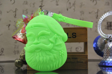 christmas silicone coin purse colorful silicone purse gift silicone wallet for child