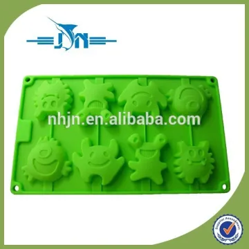 Food grade silicone 8 animal ice cream cup, 8 holes animal silicone ice cream cup,animal shape silicone ice cream cup