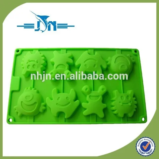 Food grade silicone 8 animal ice cream cup, 8 holes animal silicone ice cream cup,animal shape silicone ice cream cup