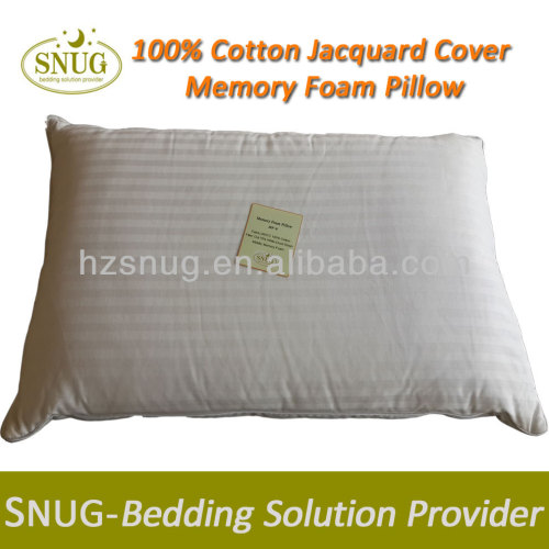 100% Cotton cover memory foam pillow