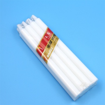 Bougies blanches à la cire bon marché