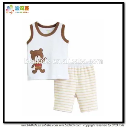 BKD2015 new arrival training baby clothing sets