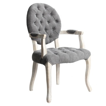 Modern Louis Ghost Restaurant Soft Arm Dining Chairs