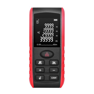 E60 Long Range Laser Distance Meter with 60M Electronic Angle Sensor