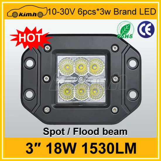 New product automobile 18W rectangle led work lights