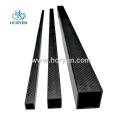 3k plain twill square carbon fiber pipe tube