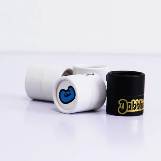 Customized Mini jewelry Paper Tube CMYK Printing Box