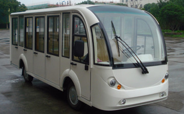 Electric Closed Sightseeing Bus 14 Seats