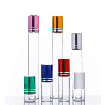 empty 3ml 5ml 10ml transparency tube deodorant perfume glass roller on ball bottle