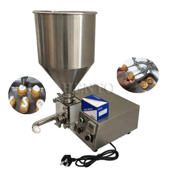 High Efficiency Cake Cream Jam Filling Machine / Donut Injector / Cream Puff Filler