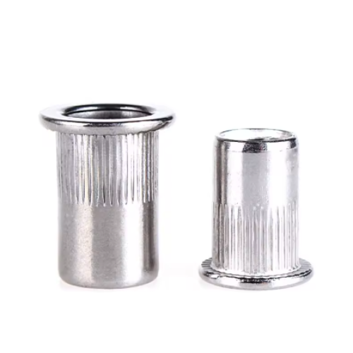 Porcas de rebite de cabeça plana Porca de rebite de cabeça escareada