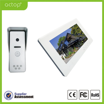 Wired video intercom camera systems for home
